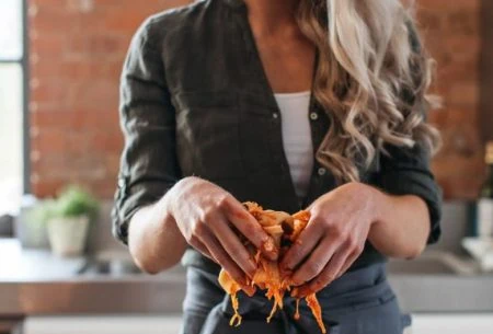 Megan Rossi making Kimchi