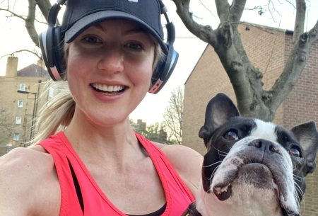 View How to train your gut for exercise dr megan rossi running with pistachio, her dog