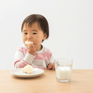 Child eating food