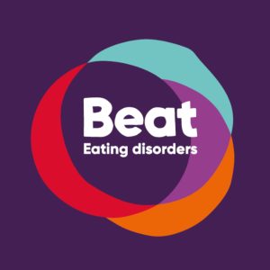 A photo of the logo for Beat Eating Disorders