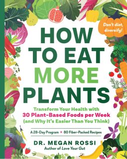 Photo of How To Eat More Plants book cover by Dr Megan Rossi (US edition)