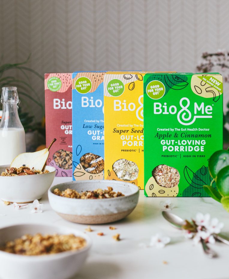 Bio&Me porridge product range