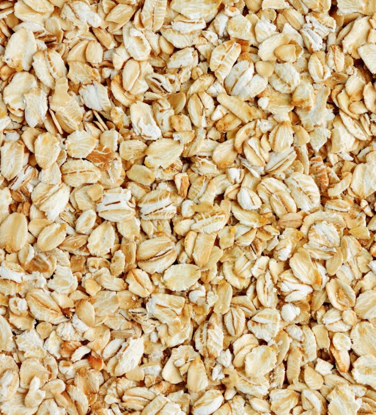 A close up of oats